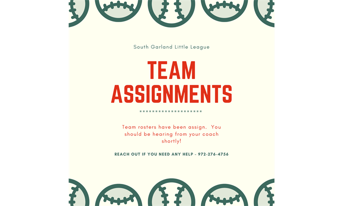 Team Assignments