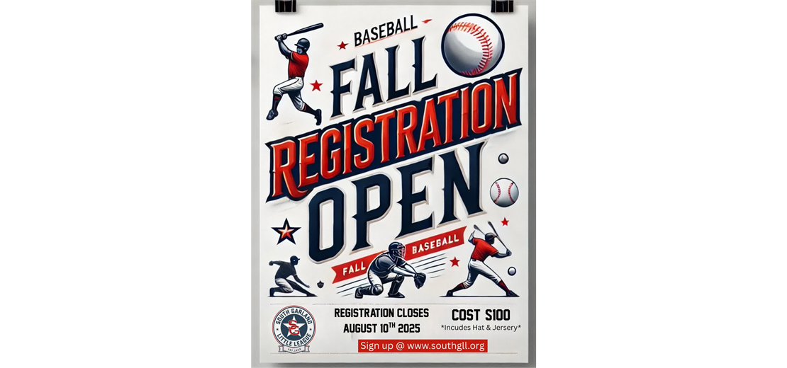 Fall Ball Registration is OPEN!