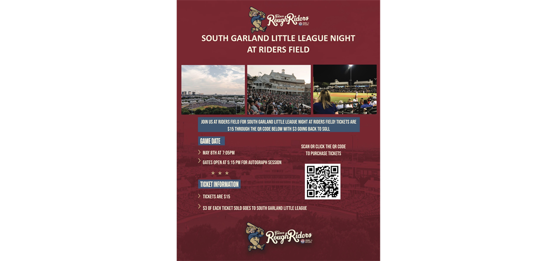 Future Riders Night with South Garland Little League