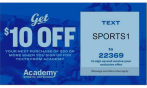 Academy $10 Off